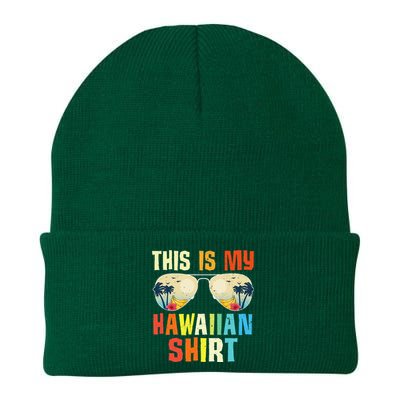 This Is My Hawaiian Tropical Summer Party Hawaii Knit Cap Winter Beanie