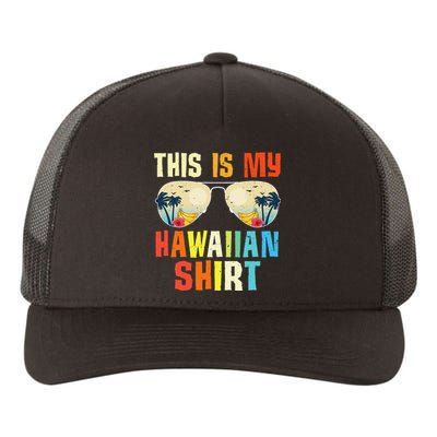 This Is My Hawaiian Tropical Summer Party Hawaii Yupoong Adult 5-Panel Trucker Hat