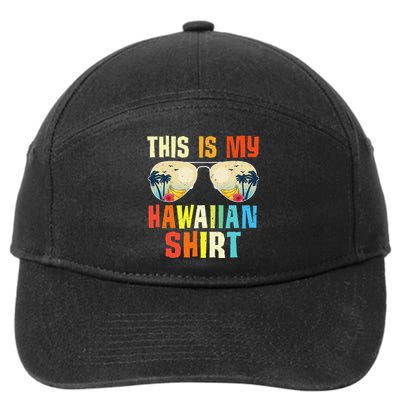 This Is My Hawaiian Tropical Summer Party Hawaii 7-Panel Snapback Hat