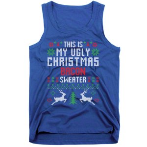 This Is My Ugly Christmas Bacon Sweater Great Gift Tank Top