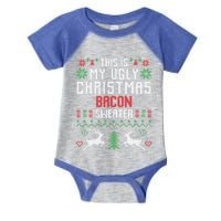 This Is My Ugly Christmas Bacon Sweater Great Gift Infant Baby Jersey Bodysuit