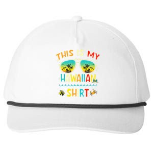 This Is My Hawaiian Tropical Luau Costume Party Hawaii Snapback Five-Panel Rope Hat