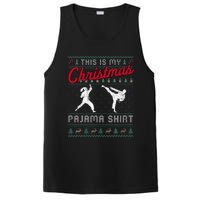 This Is My Christmas Pajama Taekwondo Ugly Funny PosiCharge Competitor Tank