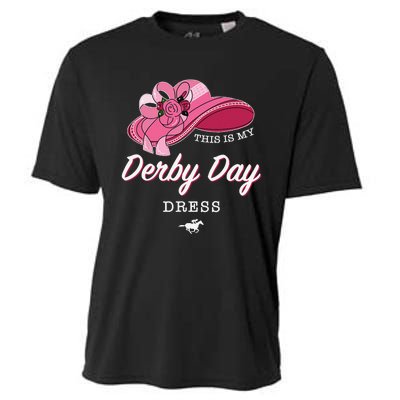 This is my Derby Day Dress Horse Racing Funny Derby Day Cooling Performance Crew T-Shirt