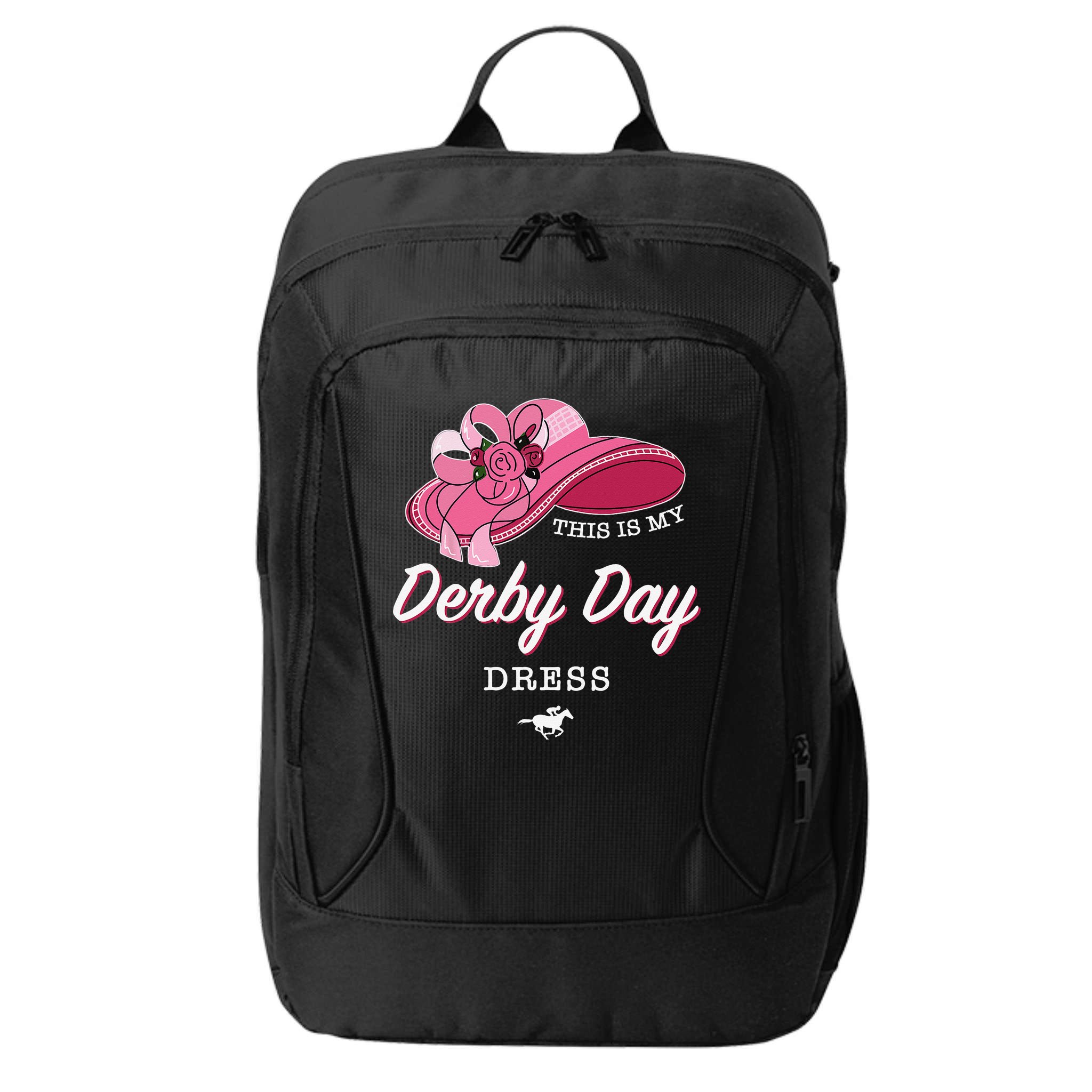 This is my Derby Day Dress Horse Racing Funny Derby Day City Backpack
