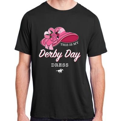 This is my Derby Day Dress Horse Racing Funny Derby Day Adult ChromaSoft Performance T-Shirt