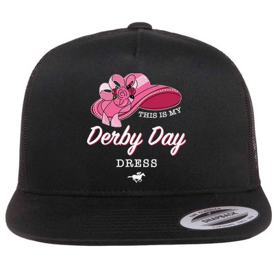 This is my Derby Day Dress Horse Racing Funny Derby Day Flatbill Hat