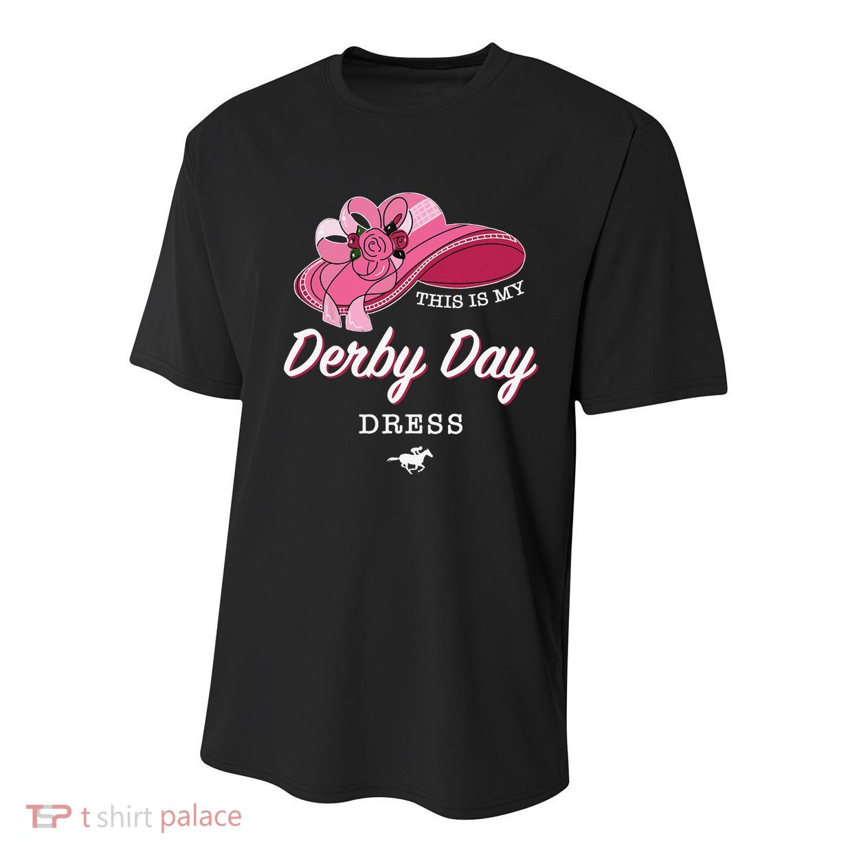 This is my Derby Day Dress Horse Racing Funny Derby Day Youth Performance Sprint T-Shirt