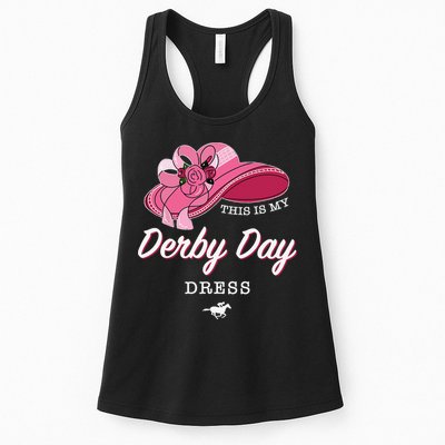 This is my Derby Day Dress Horse Racing Funny Derby Day Womens Tank Top
