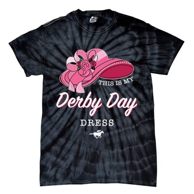 This is my Derby Day Dress Horse Racing Funny Derby Day Tie-Dye T-Shirt