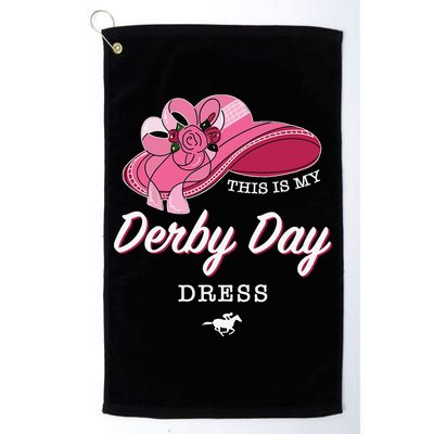 This is my Derby Day Dress Horse Racing Funny Derby Day Golf Towel