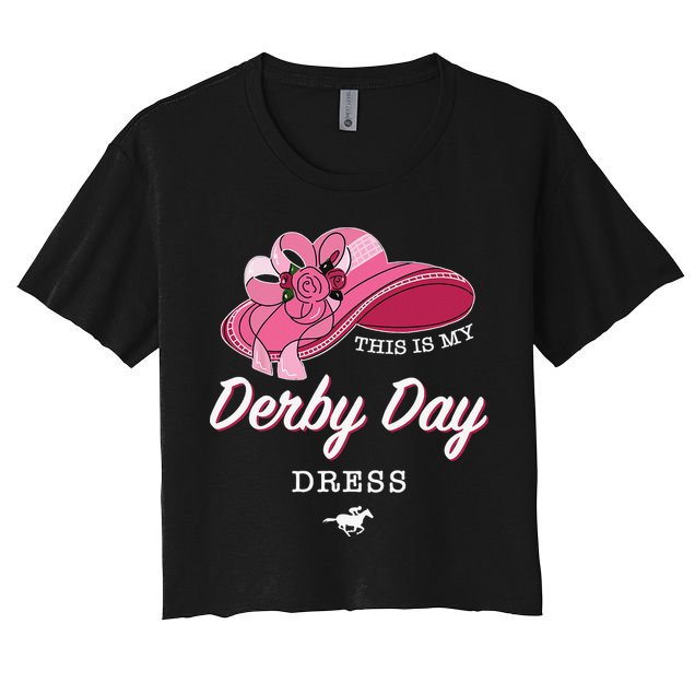 This is my Derby Day Dress Horse Racing Funny Derby Day Crop Top