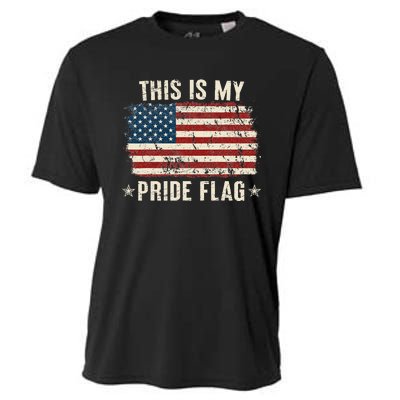 This Is My Pride Flag Usa American 4th Of July Patriotic Cooling Performance Crew T-Shirt