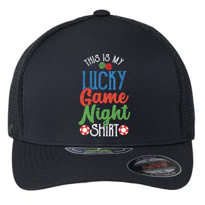 This Is My Lucky Game Night Outfit | Poker Casino | Gambling Flexfit Unipanel Trucker Cap