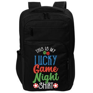 This Is My Lucky Game Night Outfit | Poker Casino | Gambling Impact Tech Backpack