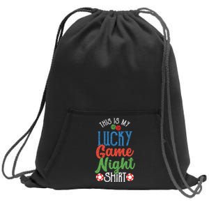 This Is My Lucky Game Night Outfit | Poker Casino | Gambling Sweatshirt Cinch Pack Bag