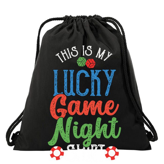 This Is My Lucky Game Night Outfit | Poker Casino | Gambling Drawstring Bag