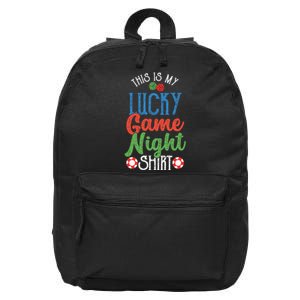 This Is My Lucky Game Night Outfit | Poker Casino | Gambling 16 in Basic Backpack