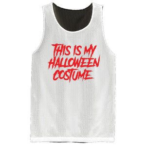 This Is My Halloween Costume Mesh Reversible Basketball Jersey Tank