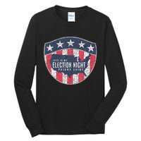 This Is My Election Night Pajama Us Flag Graphic Tall Long Sleeve T-Shirt