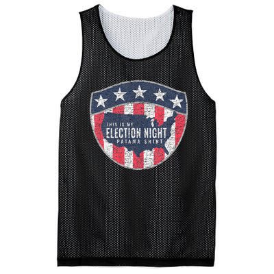 This Is My Election Night Pajama Us Flag Graphic Mesh Reversible Basketball Jersey Tank