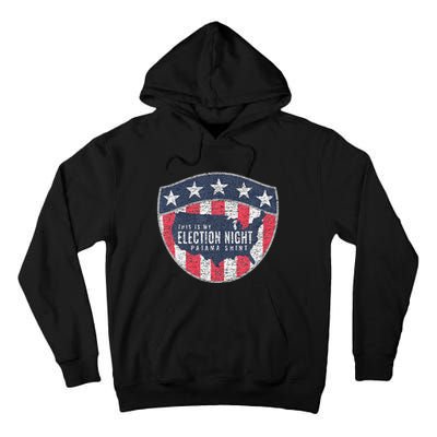 This Is My Election Night Pajama Us Flag Graphic Tall Hoodie