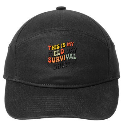 This Is My Field Day Survival School Teacher Student Funny 7-Panel Snapback Hat