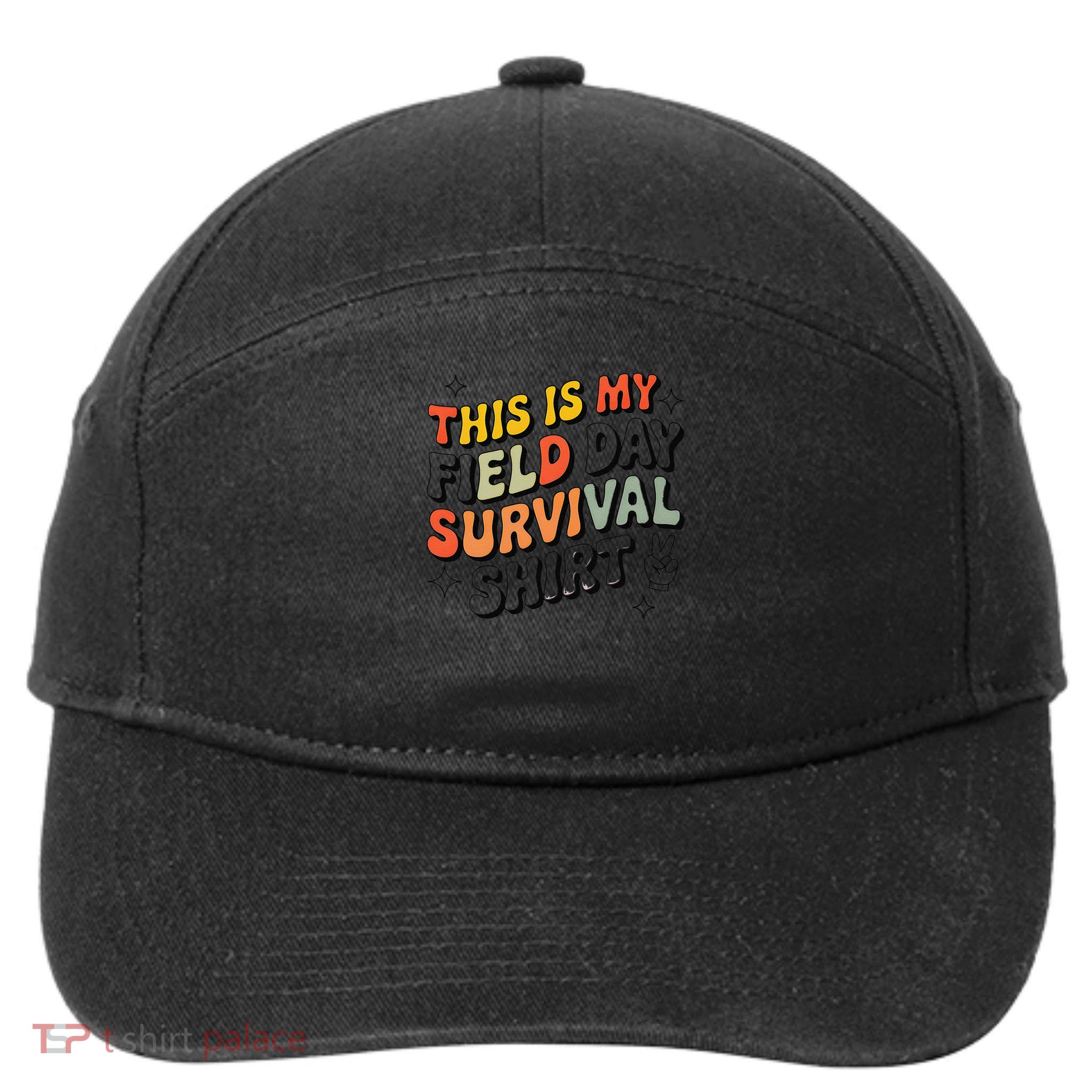 This Is My Field Day Survival School Teacher Student Funny 7-Panel Snapback Hat