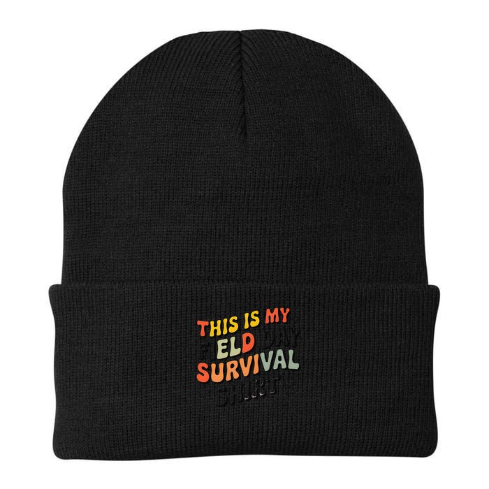 This Is My Field Day Survival School Teacher Student Funny Beanie