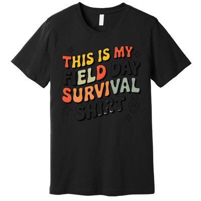This Is My Field Day Survival School Teacher Student Funny Premium T-Shirt