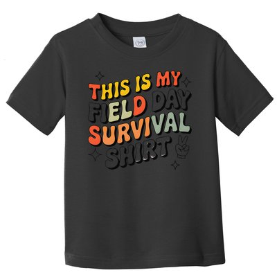 This Is My Field Day Survival School Teacher Student Funny Toddler T-Shirt