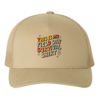 This Is My Field Day Survival School Teacher Student Funny Yupoong Adult 5-Panel Trucker Hat
