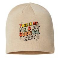 This Is My Field Day Survival School Teacher Student Funny Sustainable Beanie