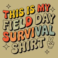 This Is My Field Day Survival School Teacher Student Funny Cooling Performance Long Sleeve Crew