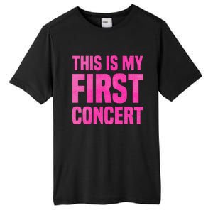 This Is My First Concert Music Event Tall Fusion ChromaSoft Performance T-Shirt