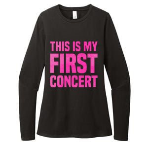 This Is My First Concert Music Event Womens CVC Long Sleeve Shirt