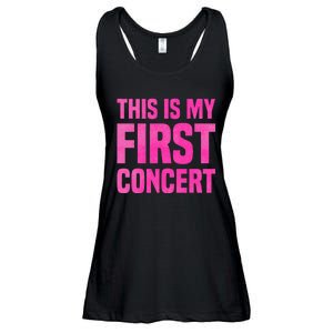 This Is My First Concert Music Event Ladies Essential Flowy Tank