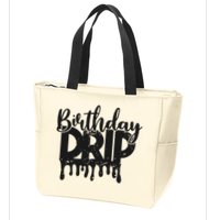 This Is My Birthday Drip Zip Tote Bag