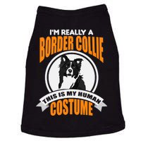 This Is My Human Costume Im Really a Border Collie Christmas Doggie Tank