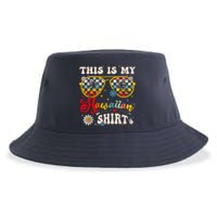 This Is My Hawaiian S.hirt Tropical Luau Costume Party Hawaii Sustainable Bucket Hat