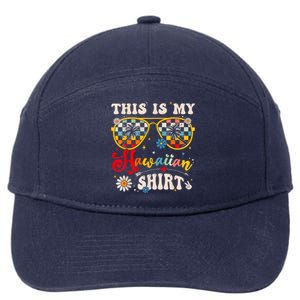 This Is My Hawaiian S.hirt Tropical Luau Costume Party Hawaii 7-Panel Snapback Hat