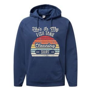 This Is My Fish Tank Cleaning Performance Fleece Hoodie