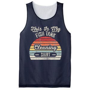 This Is My Fish Tank Cleaning Mesh Reversible Basketball Jersey Tank