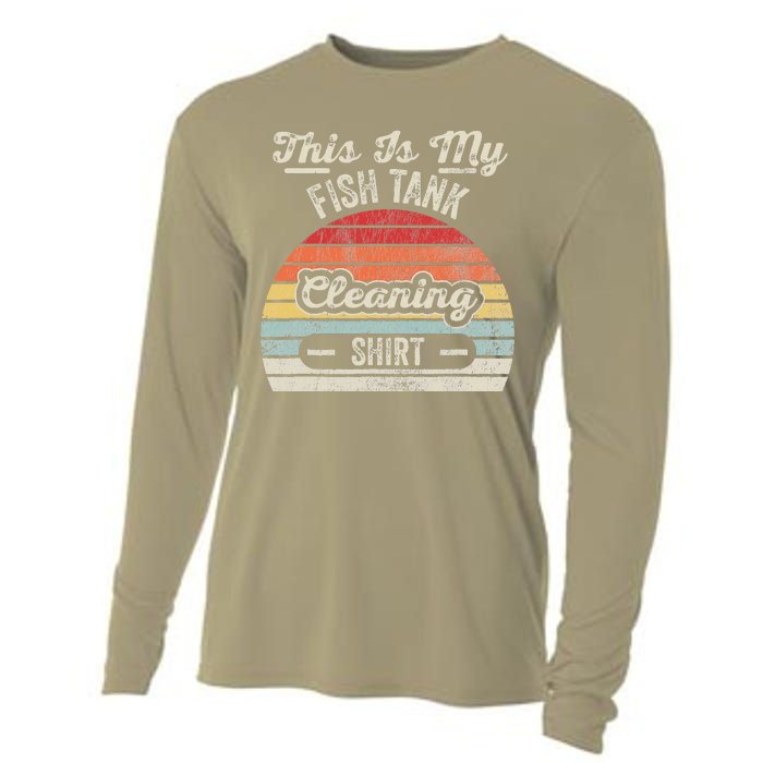 This Is My Fish Tank Cleaning Cooling Performance Long Sleeve Crew