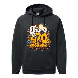 This Is My 70s Costume Theme Party Hippie Retro Friends Performance Fleece Hoodie