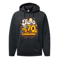 This Is My 70s Costume Theme Party Hippie Retro Friends Performance Fleece Hoodie