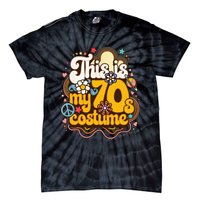 This Is My 70s Costume Theme Party Hippie Retro Friends Tie-Dye T-Shirt