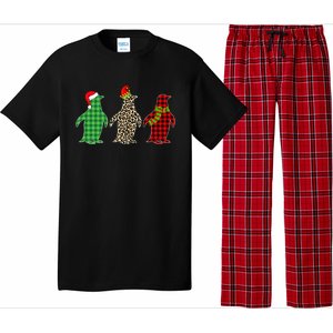 This Is My Christmas Pajama Penguin Xmas Tree Animals Gift Pajama Set