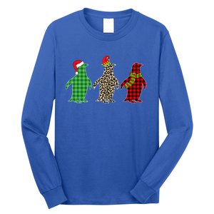 This Is My Christmas Pajama Penguin Xmas Tree Animals Gift Long Sleeve Shirt