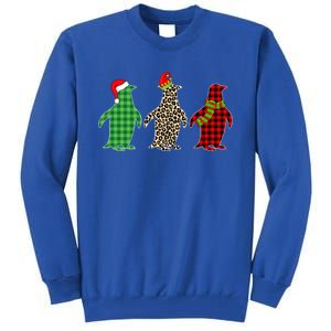 This Is My Christmas Pajama Penguin Xmas Tree Animals Gift Tall Sweatshirt